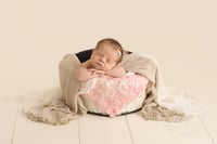 Image 5 of Nest of Curls Blanket - DUSTY ROSE 