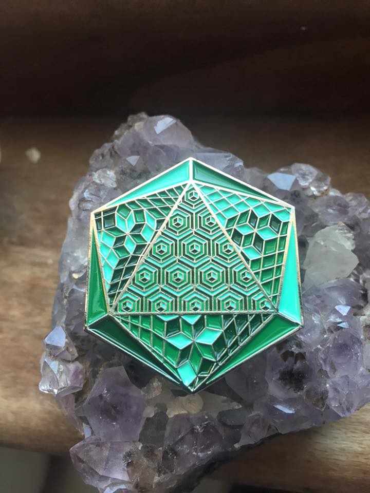 Image of Odesza Hat Pin - Sacred Geometry