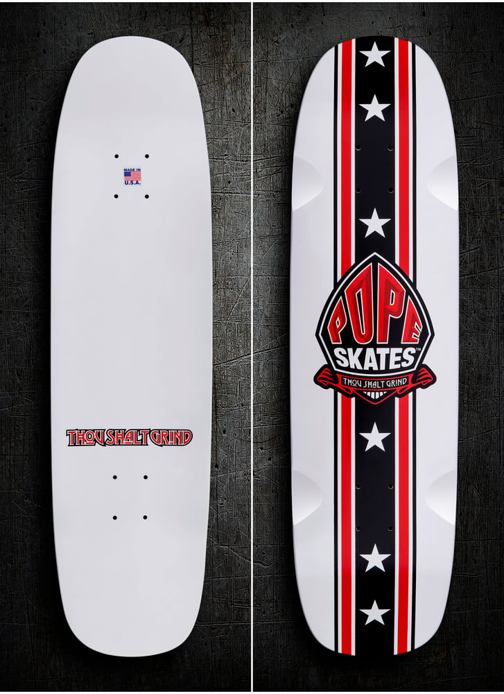 Image of White & Red Stuntman Series Park Deck