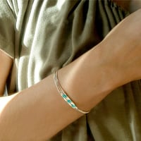 Image 5 of Bracelet multirang argent perles IOS