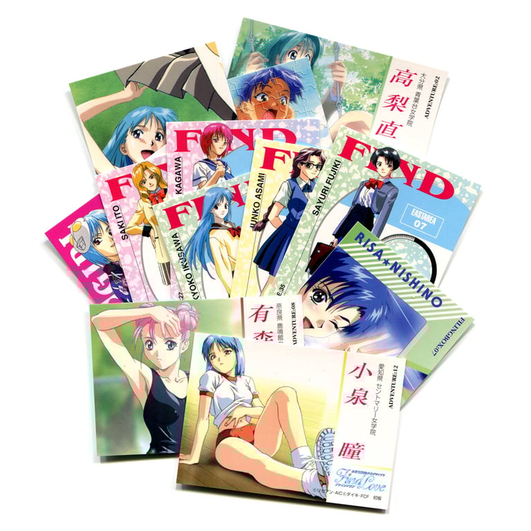 'FIND LOVE' JAPANESE TRADING CARDS PACK - 1998 Image 3