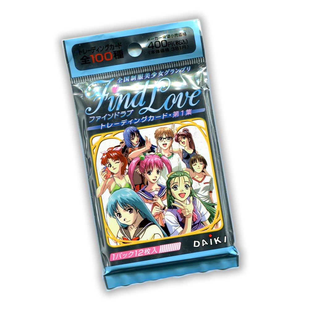 'FIND LOVE' JAPANESE TRADING CARDS PACK 1998 / BUNNY BISSOUX