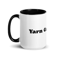 Image 1 of Yarn Goblin Mug | Fiber Art Ceramic Cup | Yarn Lover Gift