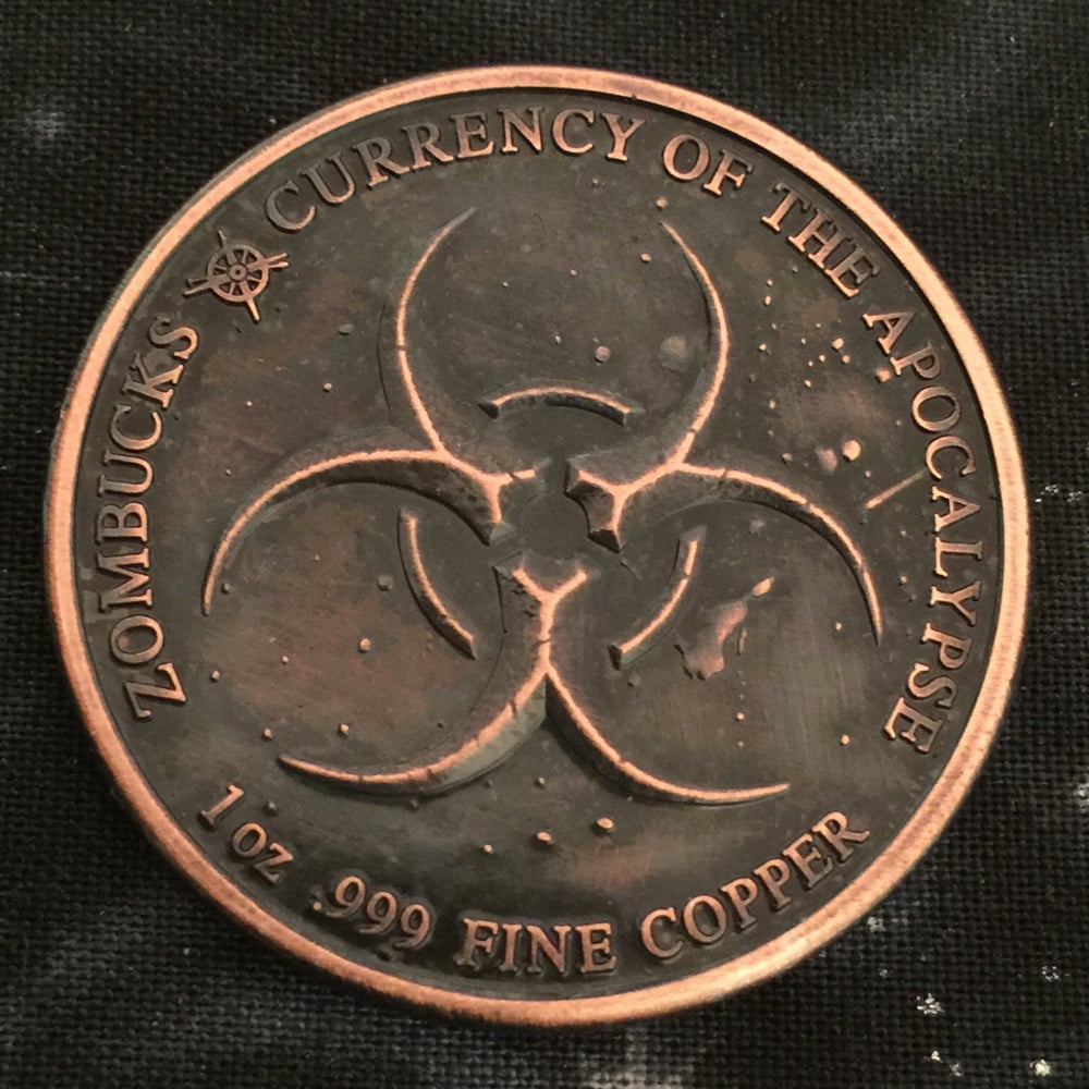Image of Starving Liberty 1oz Copper Challenge Coin