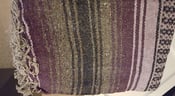 Image of OG MEXICAN BLANKET PURPLE BLACK