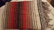 Image of OG MEXICAN BLANKET RED BLACK