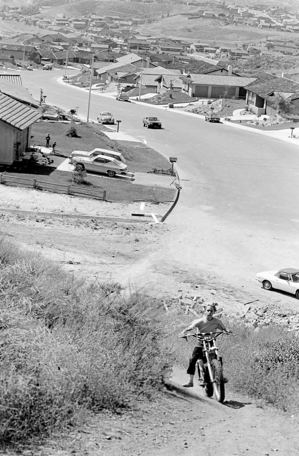 Image of Dirt Bike Riding In San Diego; Late '70s