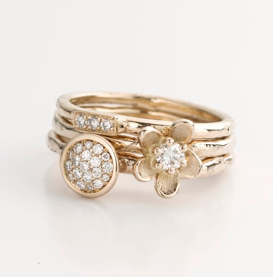 Beeld van Stacking ring white gold