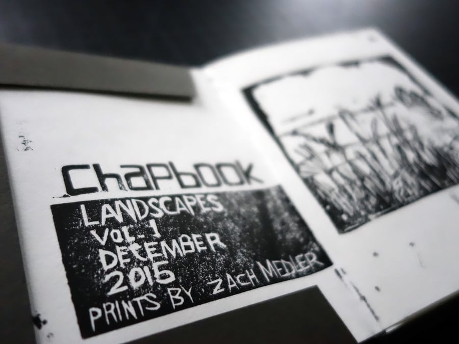 Image of chapbook: landscapes, volume 1