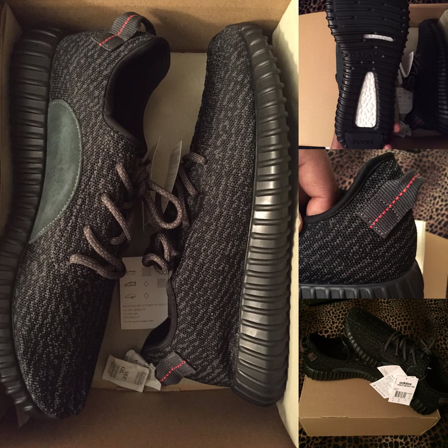 Image of Adidas Yeezy 350 Boost "Pirate Black"