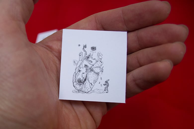 Image of Hand Drawn Anatomical Heart Lands
