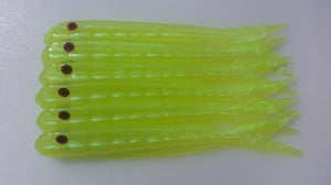 Image of #34 CHARTREUSE ULTIMATE SHAD 6 COUNT*
