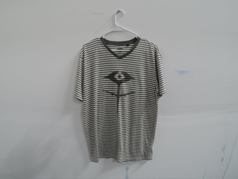 Image of Inner Vision (V-Neck Black and White Shirt)