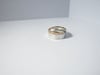 HINGE RING WITH 9CT YELLOW GOLD