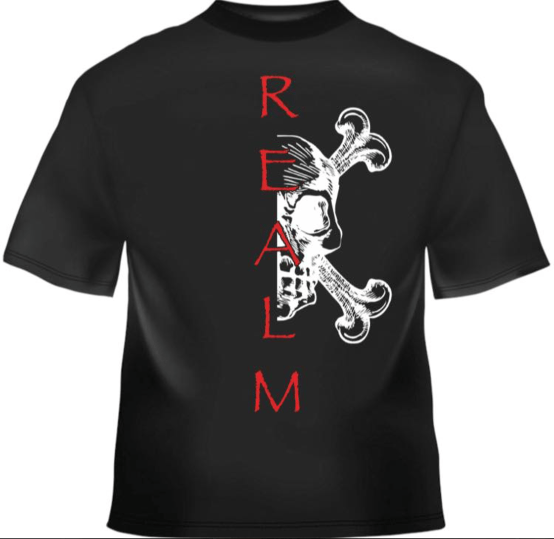 Image of Realm Tattoo's Tee Shirts Black