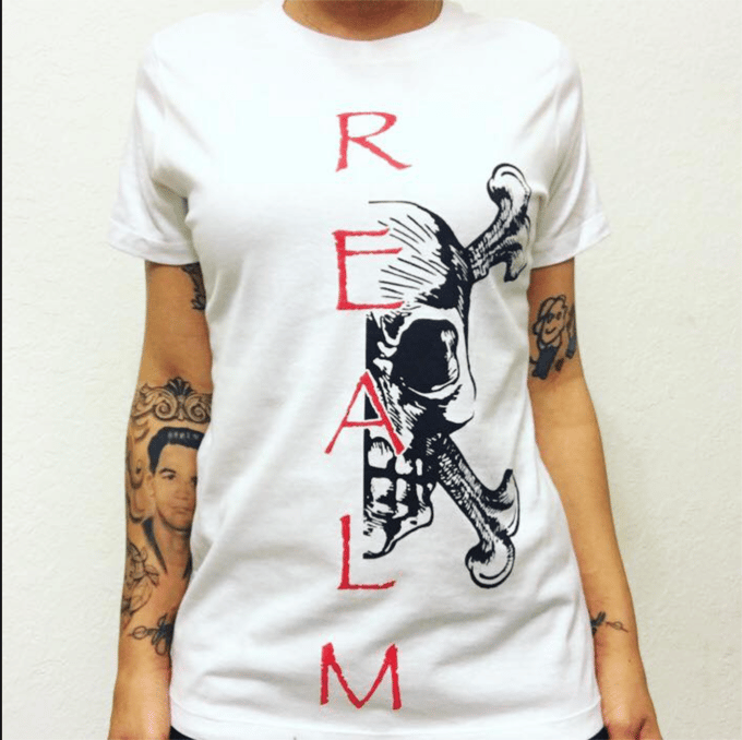 Image of Realm Tattoos Teeshirt White