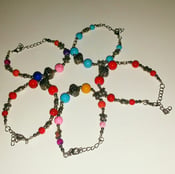 Image of 5pc set ctsm bracelets with turtles & beads charms