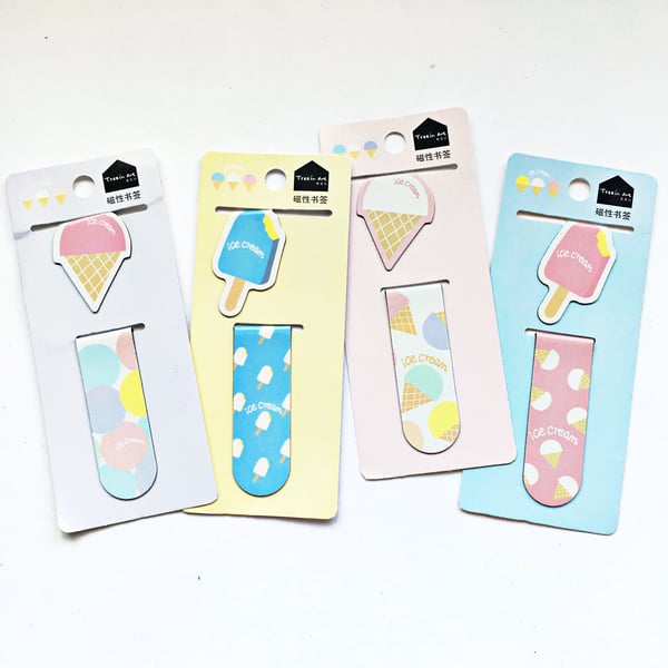 Image of Ice Cream Magnetic Page Markers