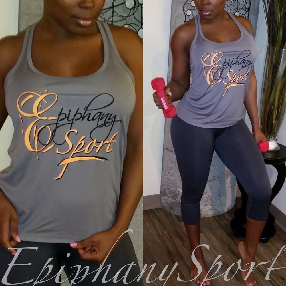 Image of The Epiphany Sport Tank-**Grey**