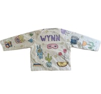 Image 2 of Custom Doodle Windbreaker Barn Jacket