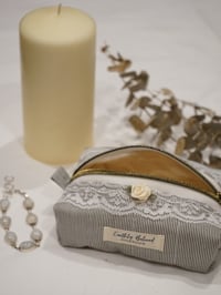 Image 5 of Quilted Travel Bag (Striped)