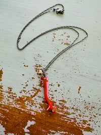 Image 6 of Artemis . antique Italian coral and opal necklace