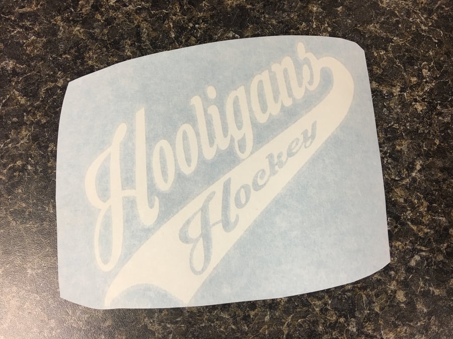 Image of Hooligans Hockey Vinyl Decal