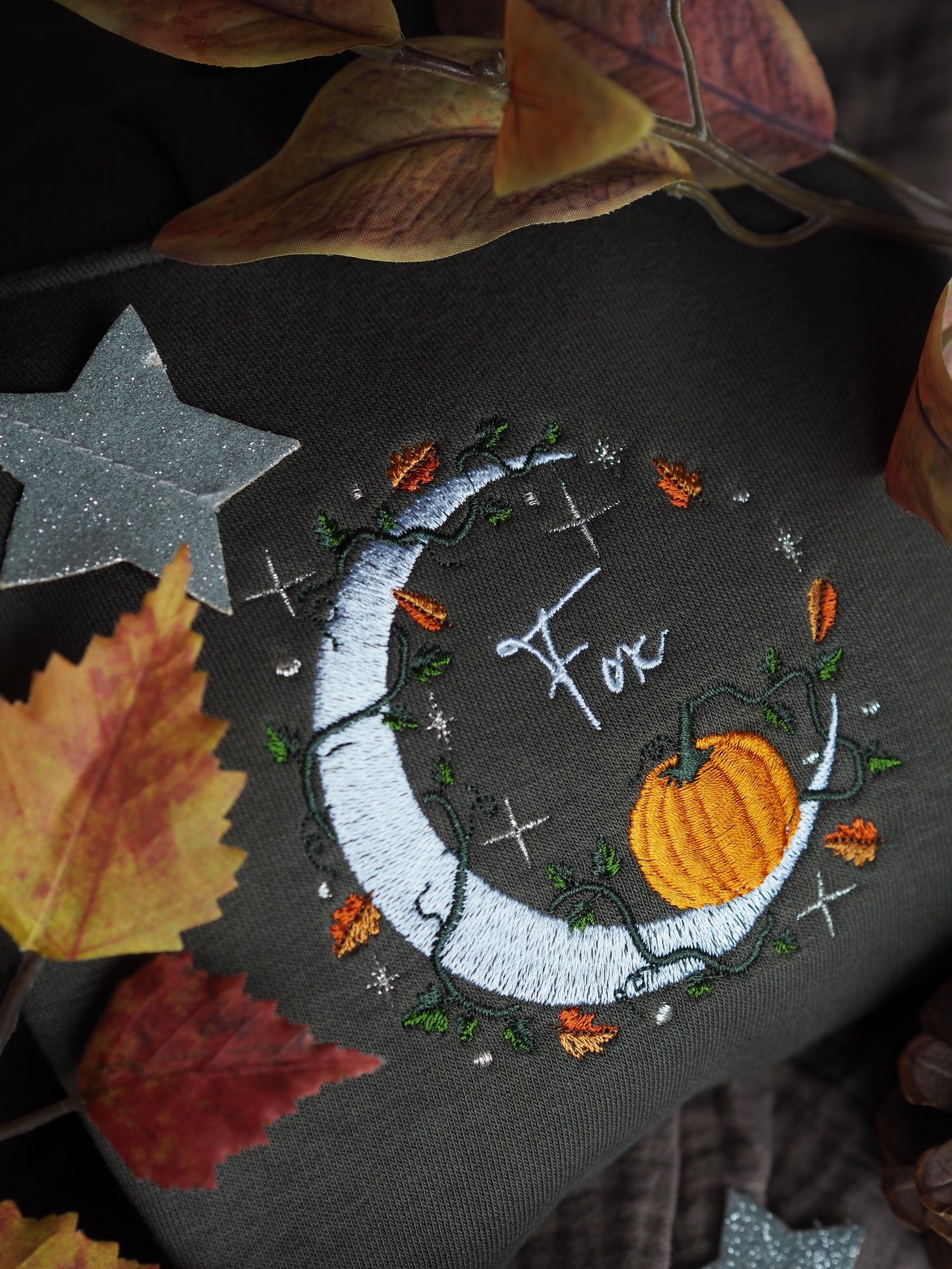 Image of Lunar Vines - Khaki Hoody