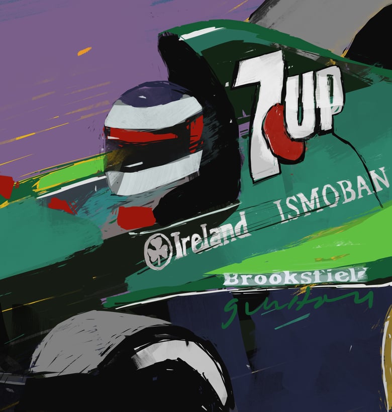 Image of "Schumacher's Debut" A3 Print