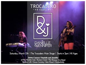 Image of Danielle and Jennifer at The Trocadero - Main Stage 
