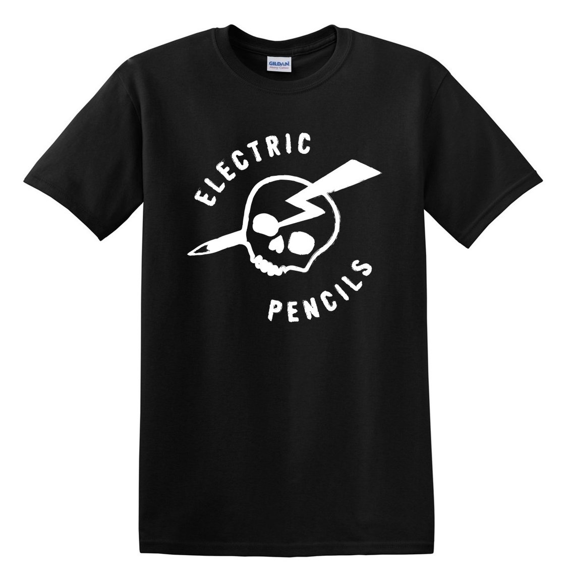 Image of SKULL LOGO T-SHIRT BLACK