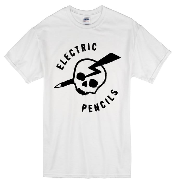 Image of SKULL LOGO T-SHIRT WHITE