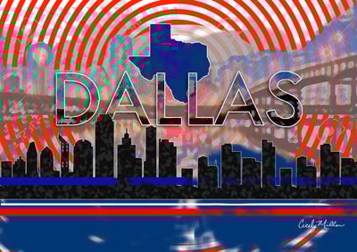 Image of Dallas Bullseye (Matted & More)