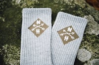 Image 2 of Grey and Green Socks (1 pair)