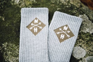 Image of Grey and Green Socks (1 pair)