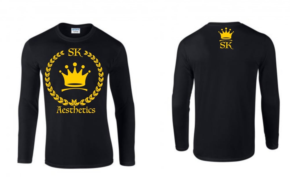 Image of Black and Gold Long Sleeve - Slim fit