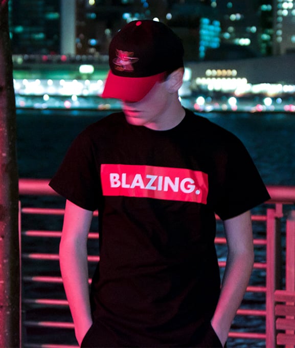 Image of Blazing T-Shirt (Black)
