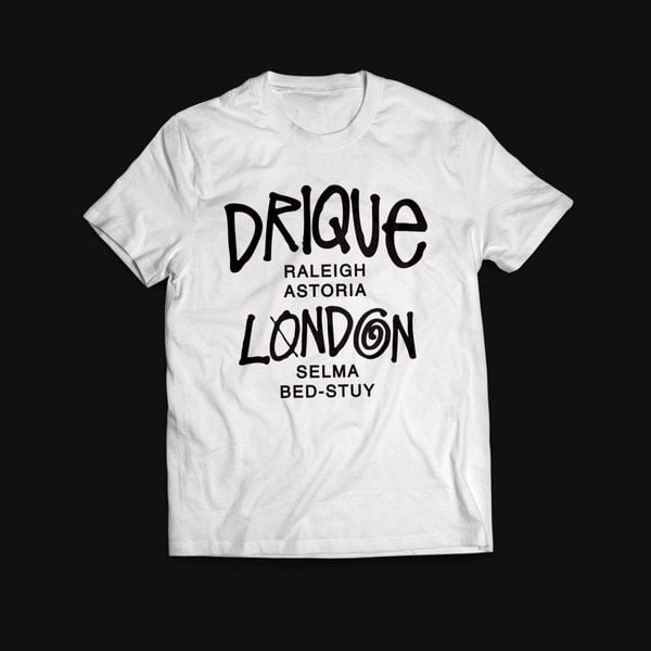 Image of Drique London "The Town" Tee (White)