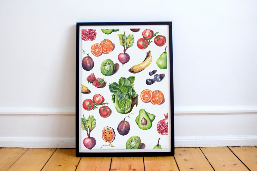 Fruit Salad Print / The Paper Trail