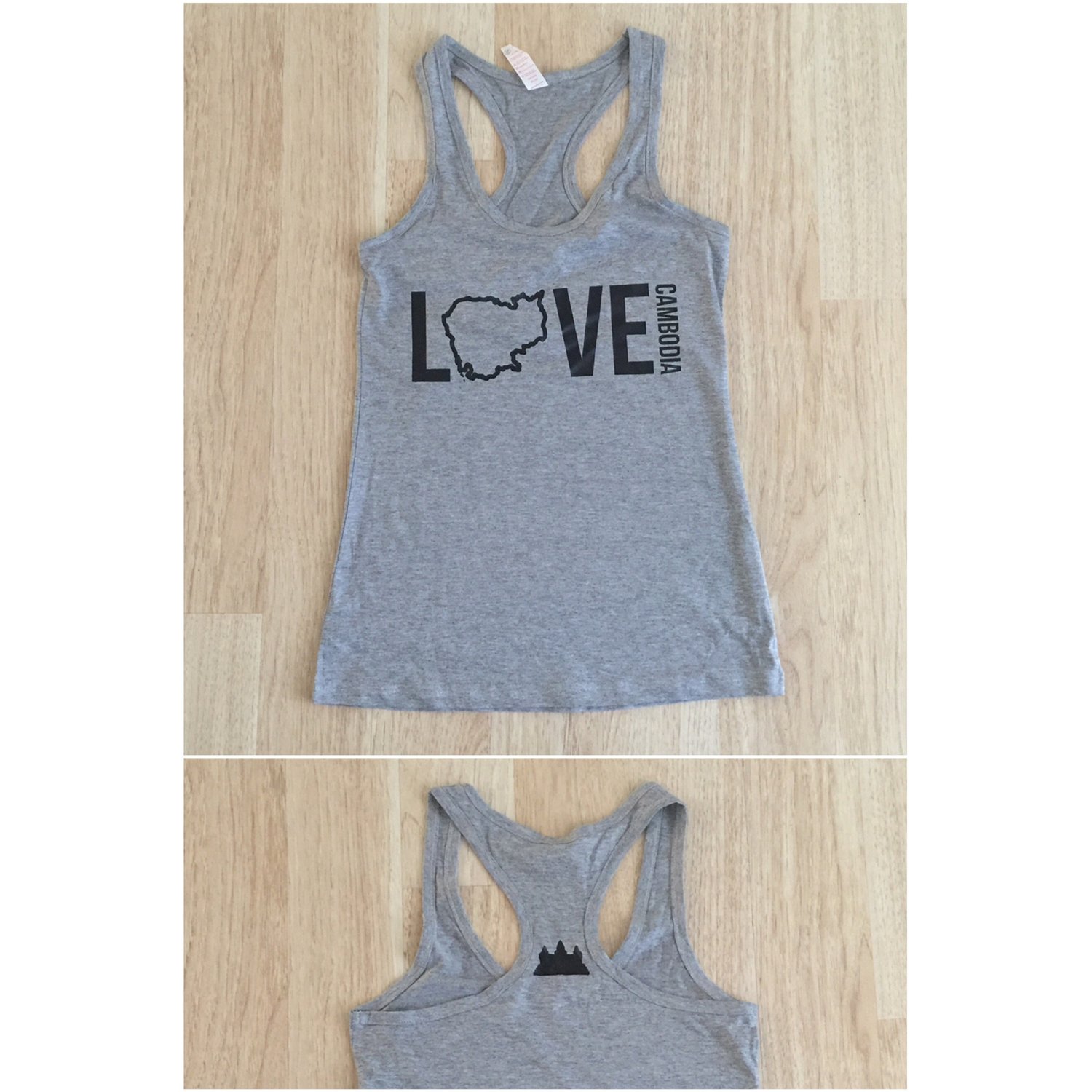 Image of LOVE CAMBODIA RACERBACK TANK