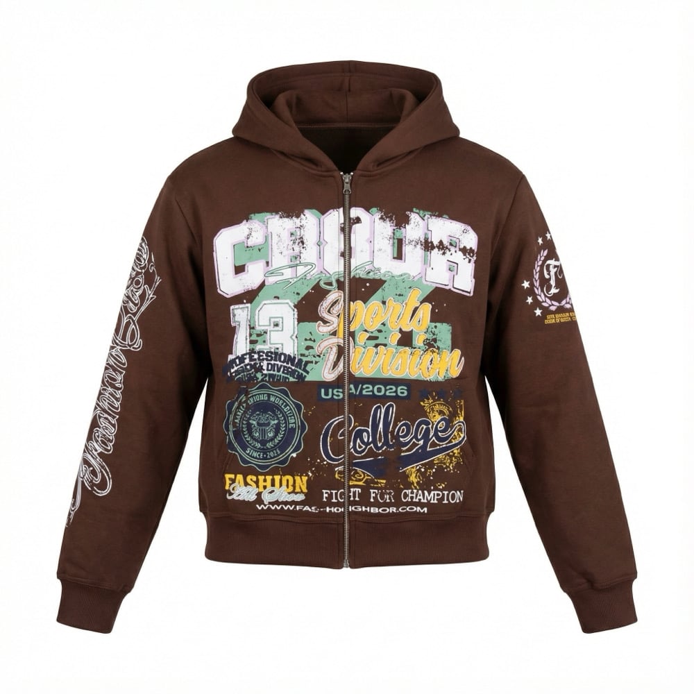 Image of CR8OR CHAMPION JACKET BROWN