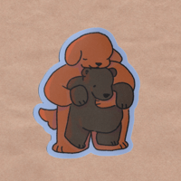 Teddy Hug Sticker