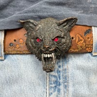 Image 1 of 1992 Wolf Belt Buckle 