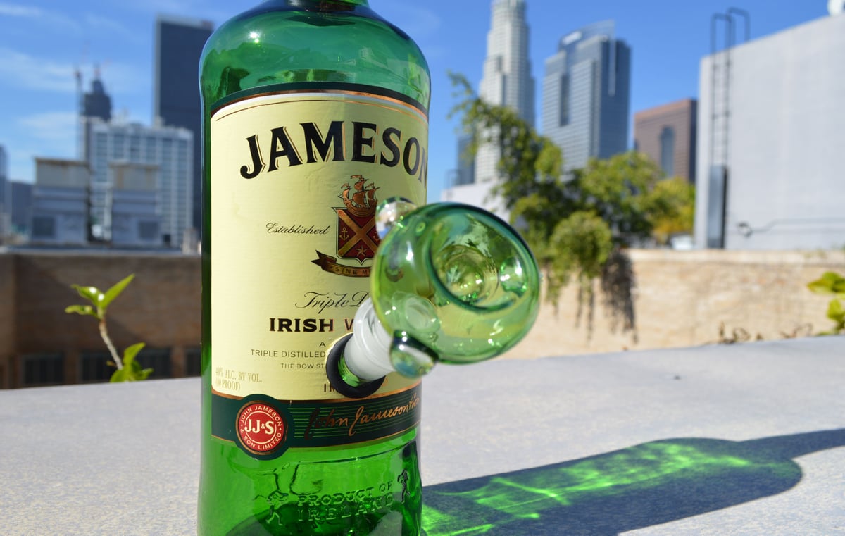 Jameson 750 Ml Glass Piece HolySmokesCrafts
