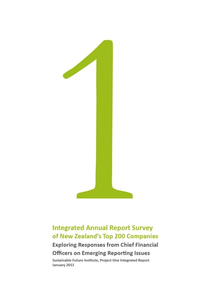 Image of Integrated Annual Report Survey of New Zealand's Top 200 Companies