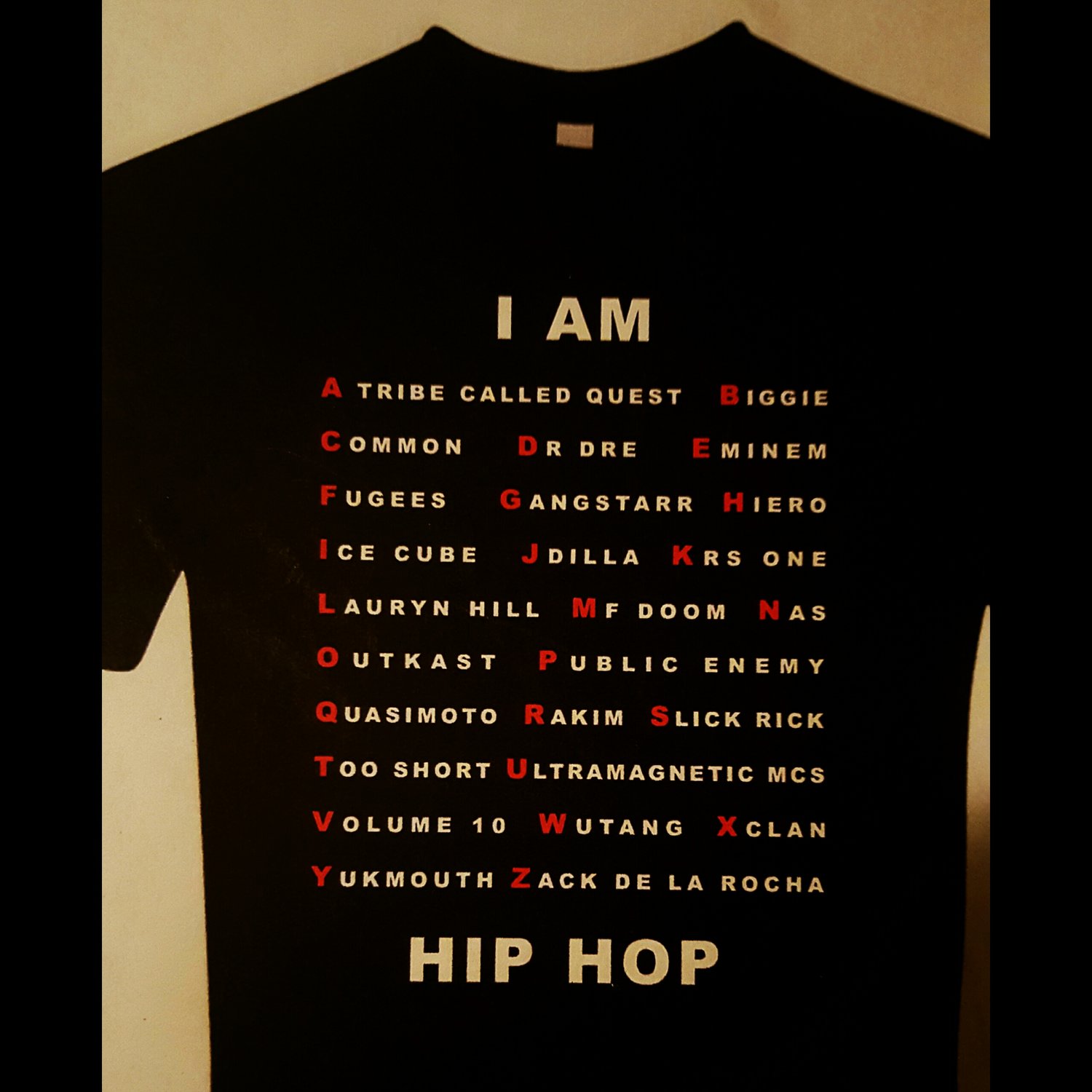 Image of "A to Z" Alphabet Shirt