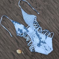 Image 2 of SYNS SNAKE SKIN  MONOKINI