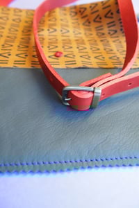 Image 4 of Printed Leather Satchel