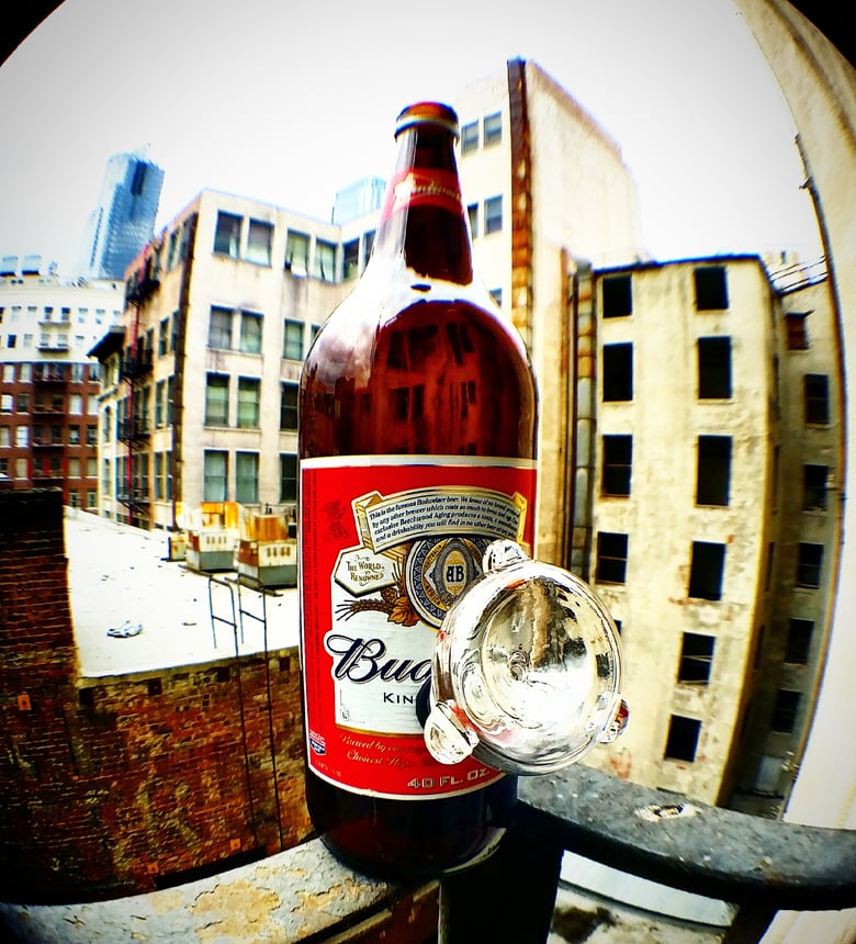 Image of Budweiser Glass Piece