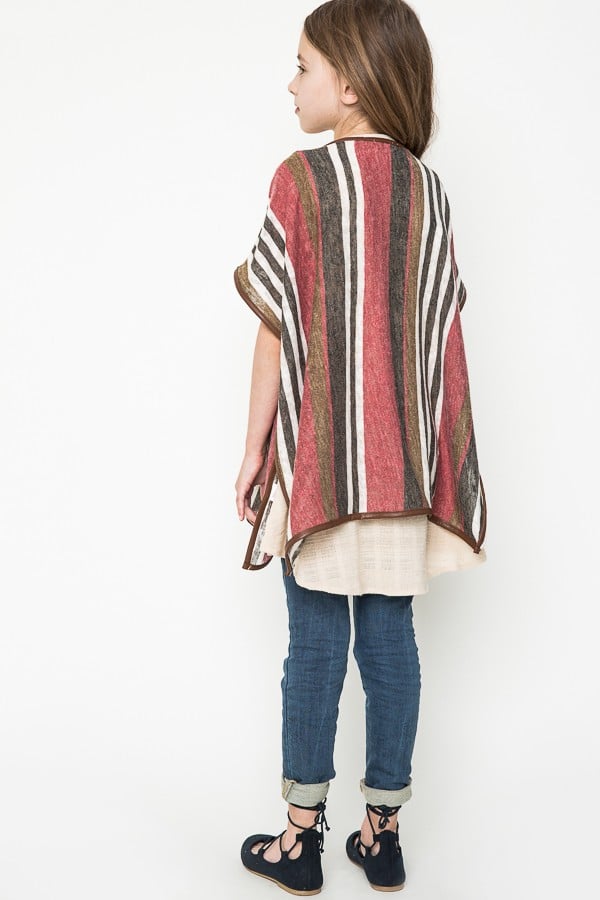 Image of Stripe Poncho